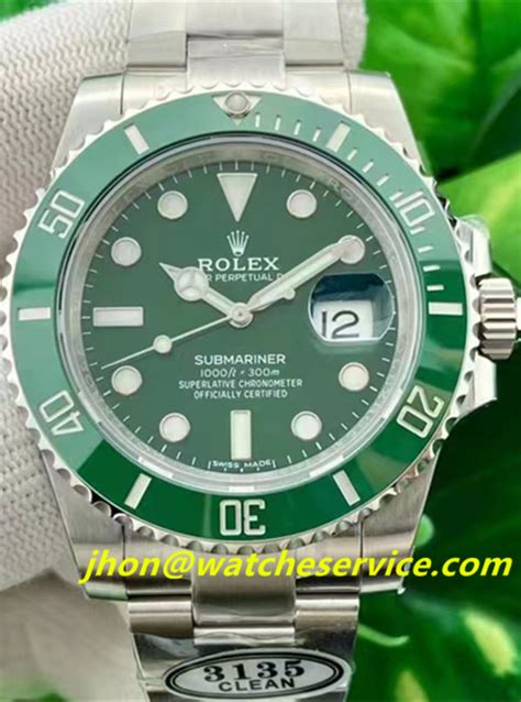 rolex submariner hulk super clone